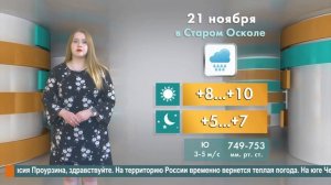 Погода в Старом Осколе на 21 ноября