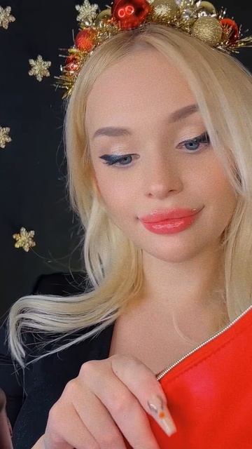 Новогодний макияж АСМР смотреть онлайн