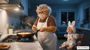 Как к котику бабушка приезжала