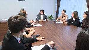 Встреча вице-мэра Анапы Т. Завизион с активистами городского студенческого и ученического совета.