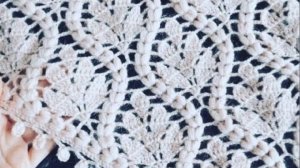 МК Узор для шали крючком