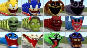 Я Сыграл В Игру Death Match Со Всей Новой Семьей Голодных Червей В Garry's Mod