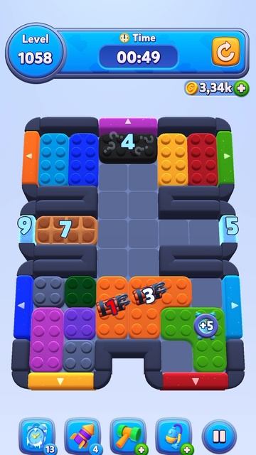 Color Block Jam 1058 Уровень