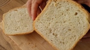 Готовим очень вкусный домашний хлеб без дрожжей.