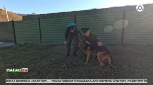 Торжественные проводы в запас военнослужащих - срочников в погрануправлении ФСБ по РИ