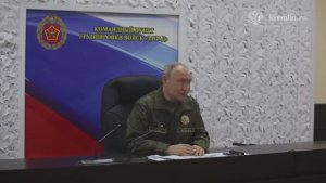 Верховный Главнокомандующий посетил один из командных пунктов группировки «Запад», 20 ноября 2025 г.