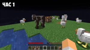 этот чувак встретил четыре цыплёнка из одного яйца в Майнкрафте