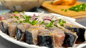 Невозможно остановиться! СКУМБРИЯ малосольная, просто чудесная!  Рецепт простой!