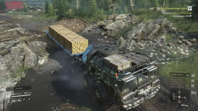 SnowRunner __  ТЕННЕССИ_Восстановление трека