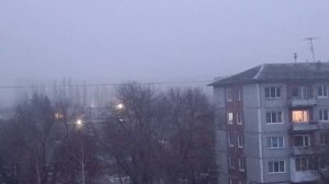 Утренний туман в конце ноября