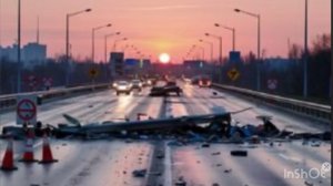 Появились кадры атаки БПЛА на Рязань. Повреждено Московское шоссе. Новости 20.11.25