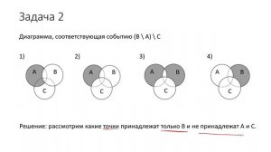 Задача на диаграммы Эйлера-Венна (А2)