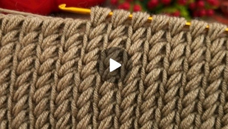 ТУНИССКОЕ ВЯЗАНИЕ КРЮЧКОМ❤ #все_в_жизни_связано #вязаниекрючком #тунисскоевязание смотреть онлайн