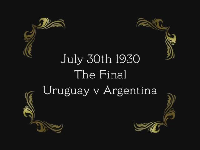 Обзор финала ЧМ 1930 / world cup 1930 final match highlights