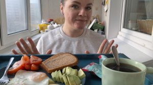 Мукбанг завтрак с вами на балкончике #мукбанг #завтрак