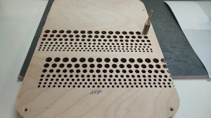 Сверление фанеры (выборка отверстий)