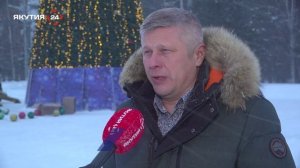 Подготовка площади к Новому году