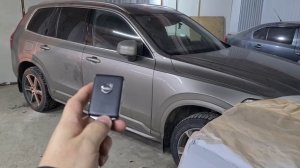 Volvo XC90 Установка автозапуска  с ключа