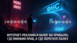 Интернет-реклама и налог на прибыль в 2025-26 году: где Минфин прав, а где перегнул палку