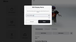 как поменять ник в роблоксе?