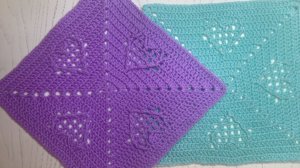 Мотив «Ажурные Сердечки» — Красивый Квадратный Мотив Крючком | Подробный Мастер-Класс