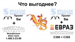 Что выгоднее шаг ферм 6м или 9м?