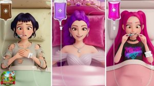 Kpop Demon Hunters Huntrix У Руми, Миры и Зои Неприятности В Больнице