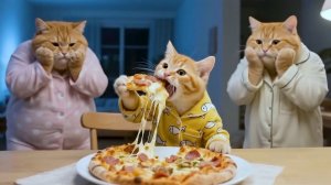 Как котик ночью кушать захотел