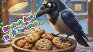 Ворона Ася и 10 печенек