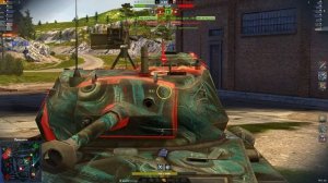 Tanks Blitz супер бой на Skoda P-JS Затащил с 9 XP / 6 Фрагов / 3417 Урона