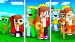 Парни стали королями ЛЬДА и ЛАВЫ - мультфильм про Майнкрафт