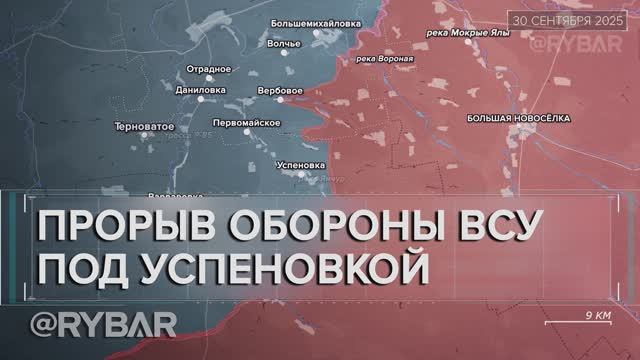 Обвал фронта у Успеновки