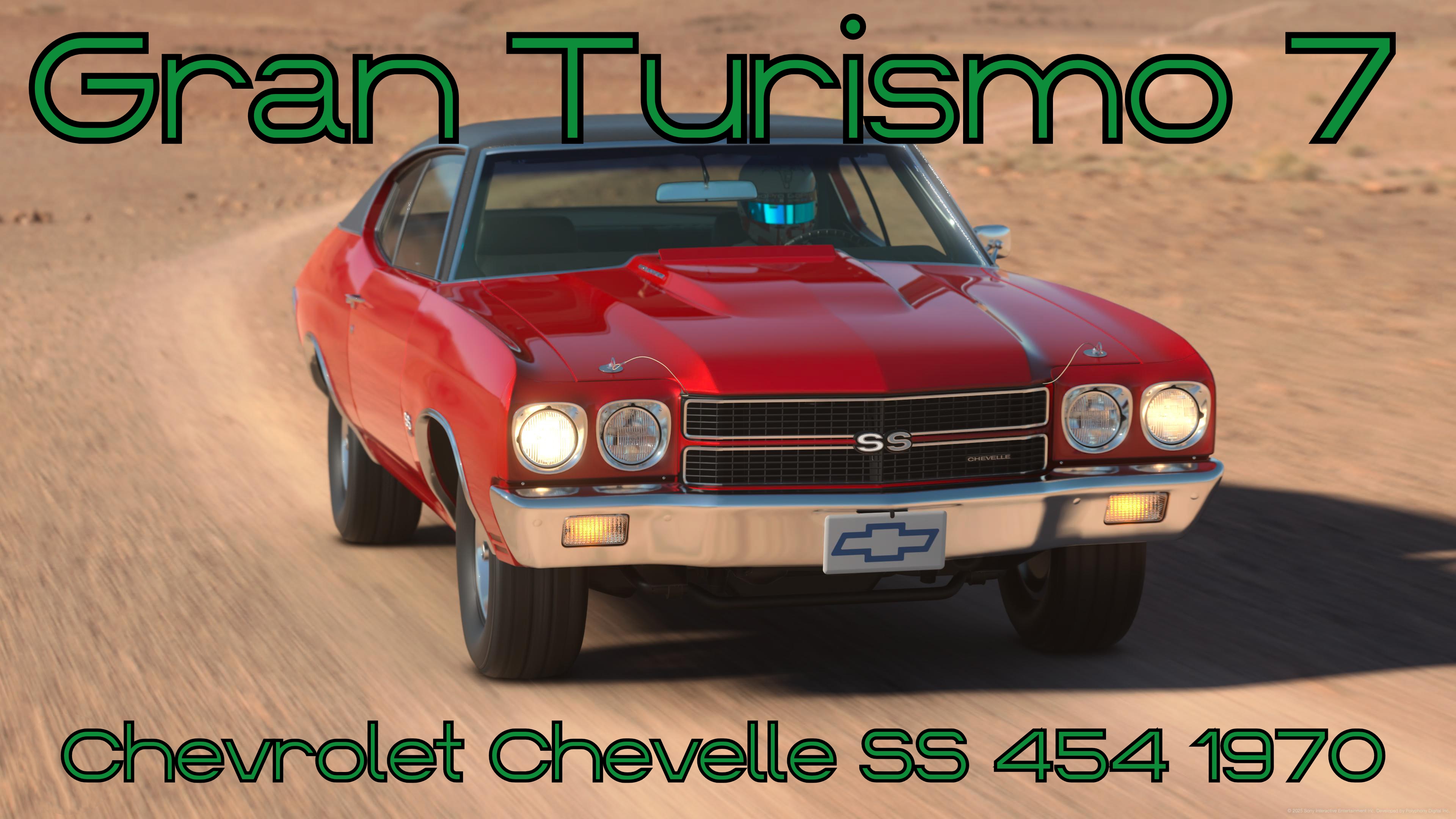 Chevrolet Chevelle SS 454 1970 — мощь и грация золотой эры маслкаров в мире Gran Turismo 7 🌍⚡️
