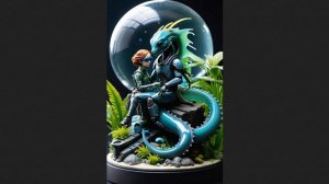 Янтарно-демантоидные фигурки Доктора Мавро 7