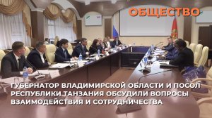 Губернатор Владимирской области и посол республики Танзания обсудили вопросы взаимодействия