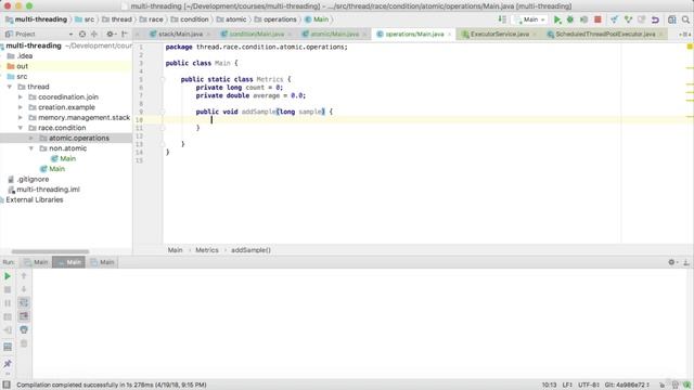 13. Atomic Operations, Volatile & Metrics practical example смотреть онлайн
