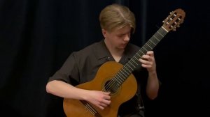 XI СПб конкурс им. Тарреги, Ершов Михаил, Д.Скарлатти Соната d-moll