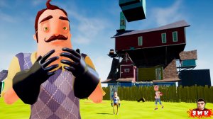 ШОУ ПРИВЕТ СОСЕД!ЭТО ЧТО ТАКОЕ?!ИГРА HELLO NEIGHBOR MOD KIT ПРОХОЖДЕНИЕ МОДА CEMEN NEIGHBOR!ПРИКОЛЫ!