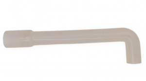 Угловая соединительная трубка для кулера длиной 122 мм.