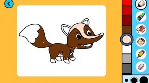 Для детей. Раскрашиваем енотика