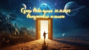 Супер Новолуние 20.11.2025. Напутствие планет. Энергоработа. #вселеннаяя #новолуние #20112025