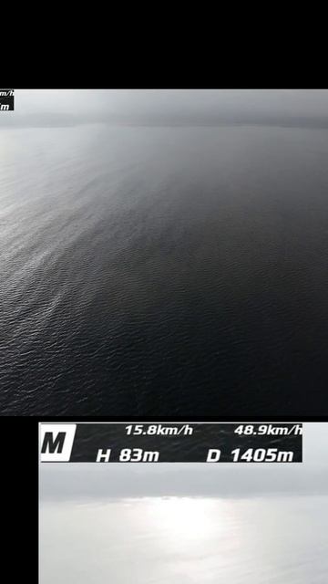 Drone🪁in💦the☔rain👿hell — flying🛸through💫the😶🌫️clouds⛅over the🌊sea! 4