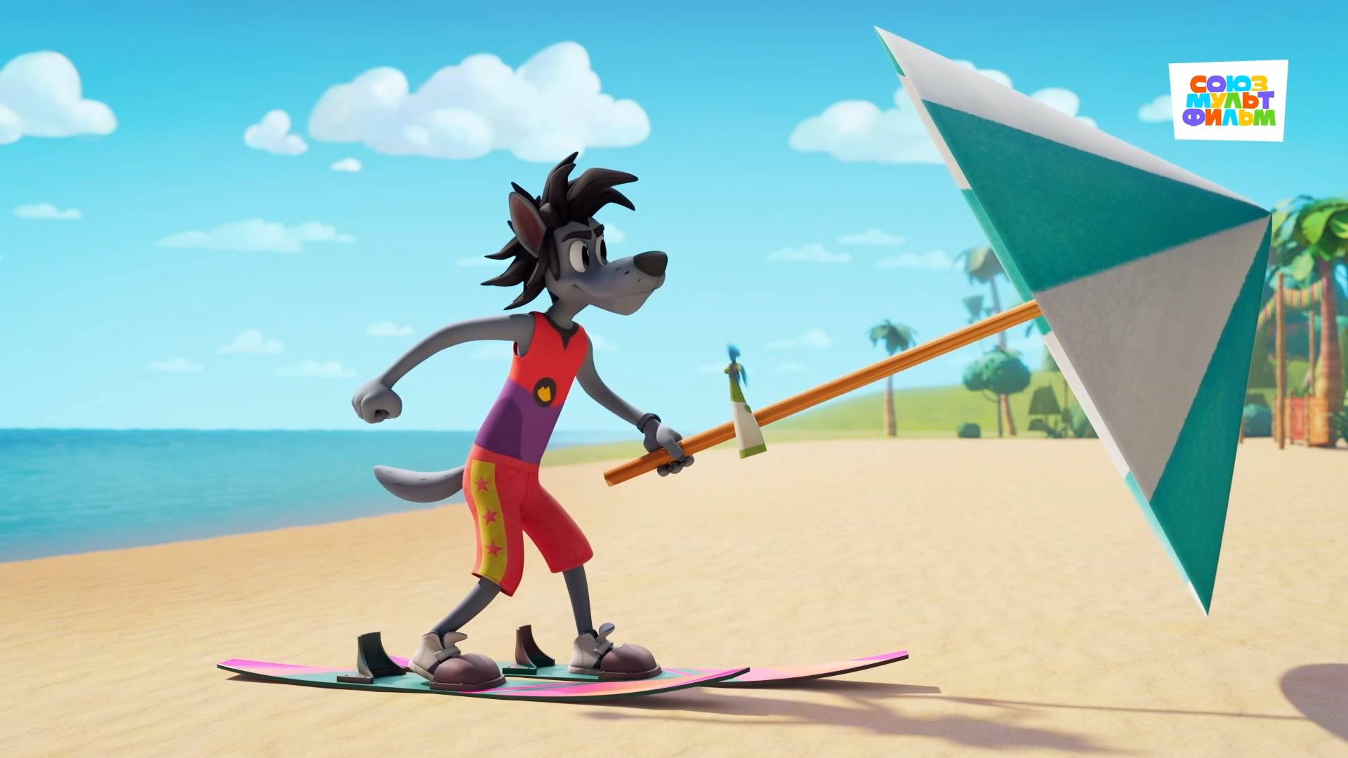 Ну, Погоди! Каникулы – 37 выпуск – Пляжное многоборье – Союзмультфильм HD