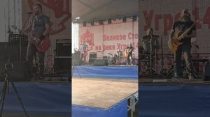 Гимн мотоклуба и Ведьма на Рок-Фестивале на Угре окресности г.Калуги