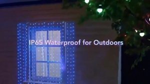 Гирлянда-занавеска.