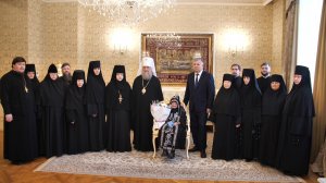 Награждение схимонахини Ирины (Любицкой)