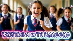 Учиться это классно. Детская песня о школе