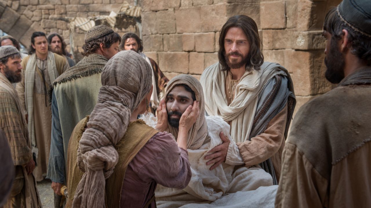 Иисус воскрешает сына вдовы/Воскрешение сына Наинской вдовы/Воскрешение сына вдовы/Вдова из Наина смотреть онлайн