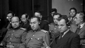 К/ф «На процессе главных немецких преступников в Нюрнберге» (1946 г.).