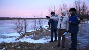 Опасный осенний лёд